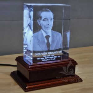 Ảnh thờ khắc 3D 10x15x6cm