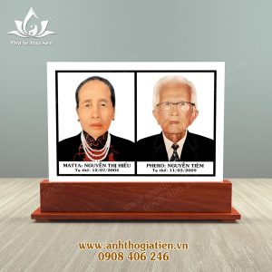 Ảnh thờ pha lê in màu kích thước 30x22cm