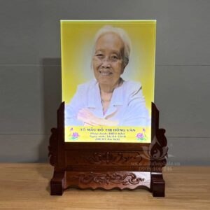 Ảnh thờ pha lê in màu 30x40cm CNC