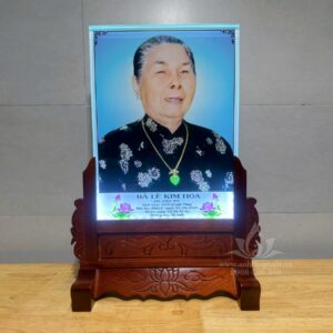 Ảnh thờ pha lê in màu 30x40cm xanh