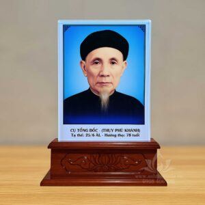 Ảnh thờ pha lê in màu 15x21 đế cnc