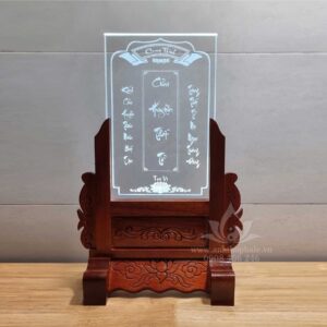 Cửu huyền thất tổ khắc laser 18x30cm - 02