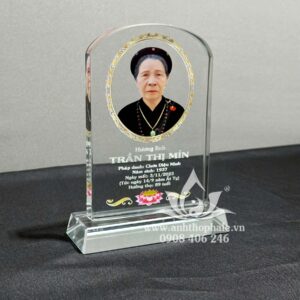 Ảnh thờ pha lê in màu 10x15 đế pha lê