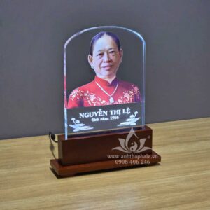 Ảnh thờ pha lê in màu 18x25cm bo đầu k nền